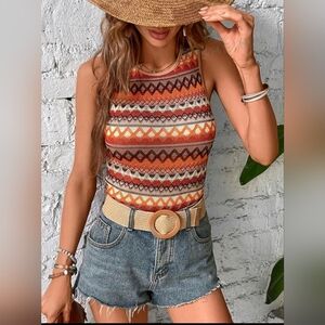 NWT Geo Print Tank Top